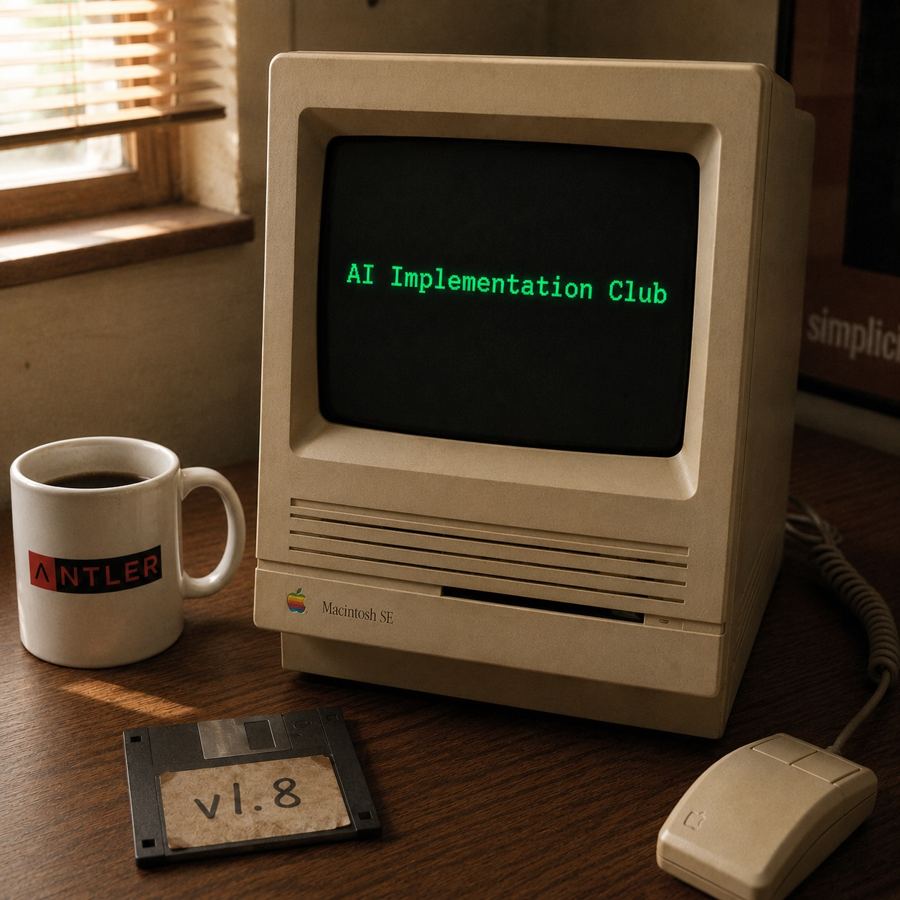 Retro AIIC event cover